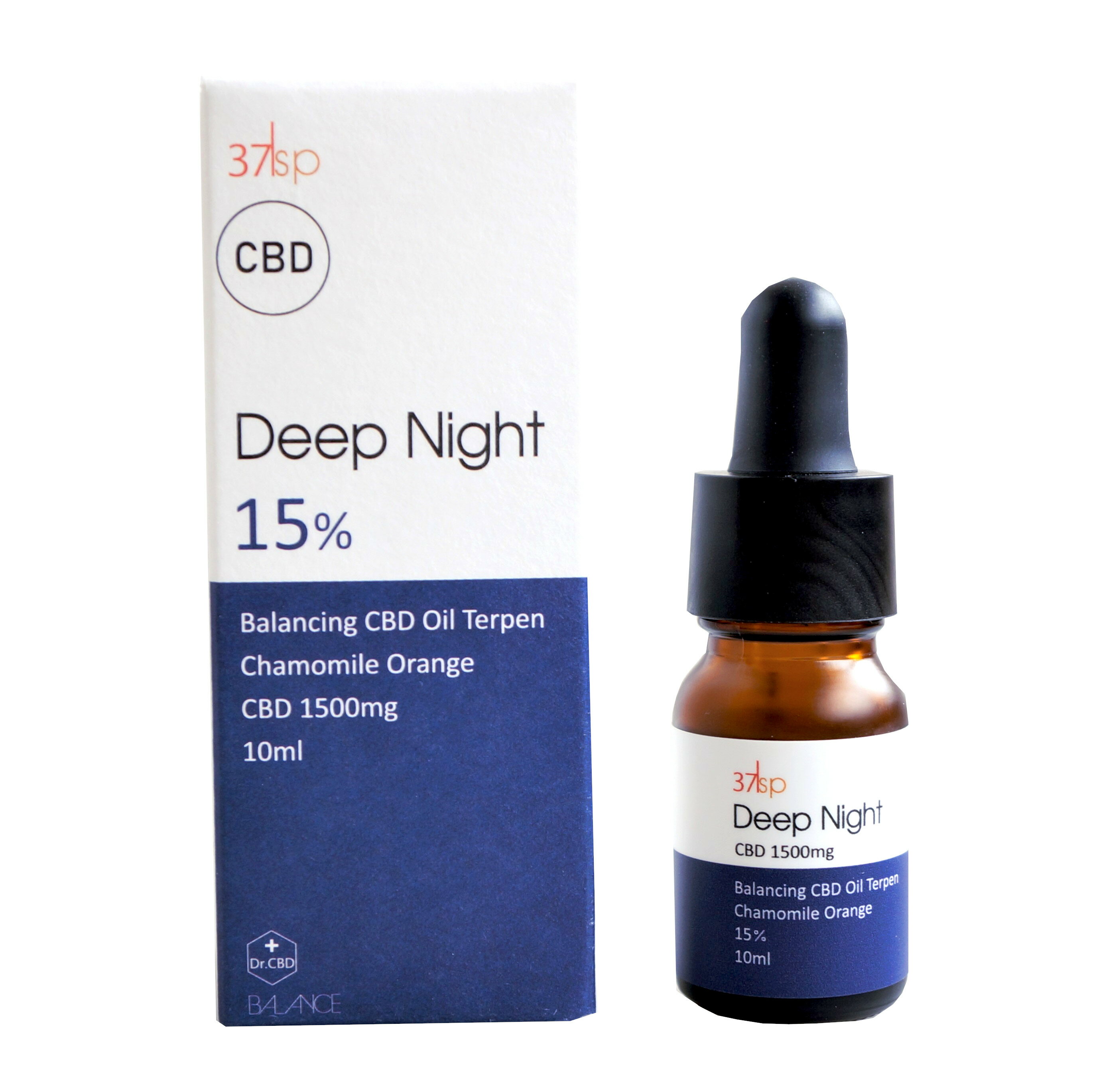 CBDオイル 高濃度 15% ブロードスペクトラム 【 37SP CBD OIL Deep Night 9g 】 サプリメント リラックス　オイル ディープ ナイト 37℃..