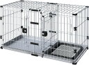 犬 トイレ サークル【ペティオ アドメイト ヴィラフォート 2ルームパピーサークル】犬 ゲージ トイレ別 犬 トイレトレーニング サークル いぬ ドッグ ペット...