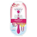 シック カミソリ 女性【Schick クアトロ4 フォーウーマン ホルダー 刃付き+替刃1コ】schick カミソリ 女性用 カミソリ 女性 シック・ジャパン ...