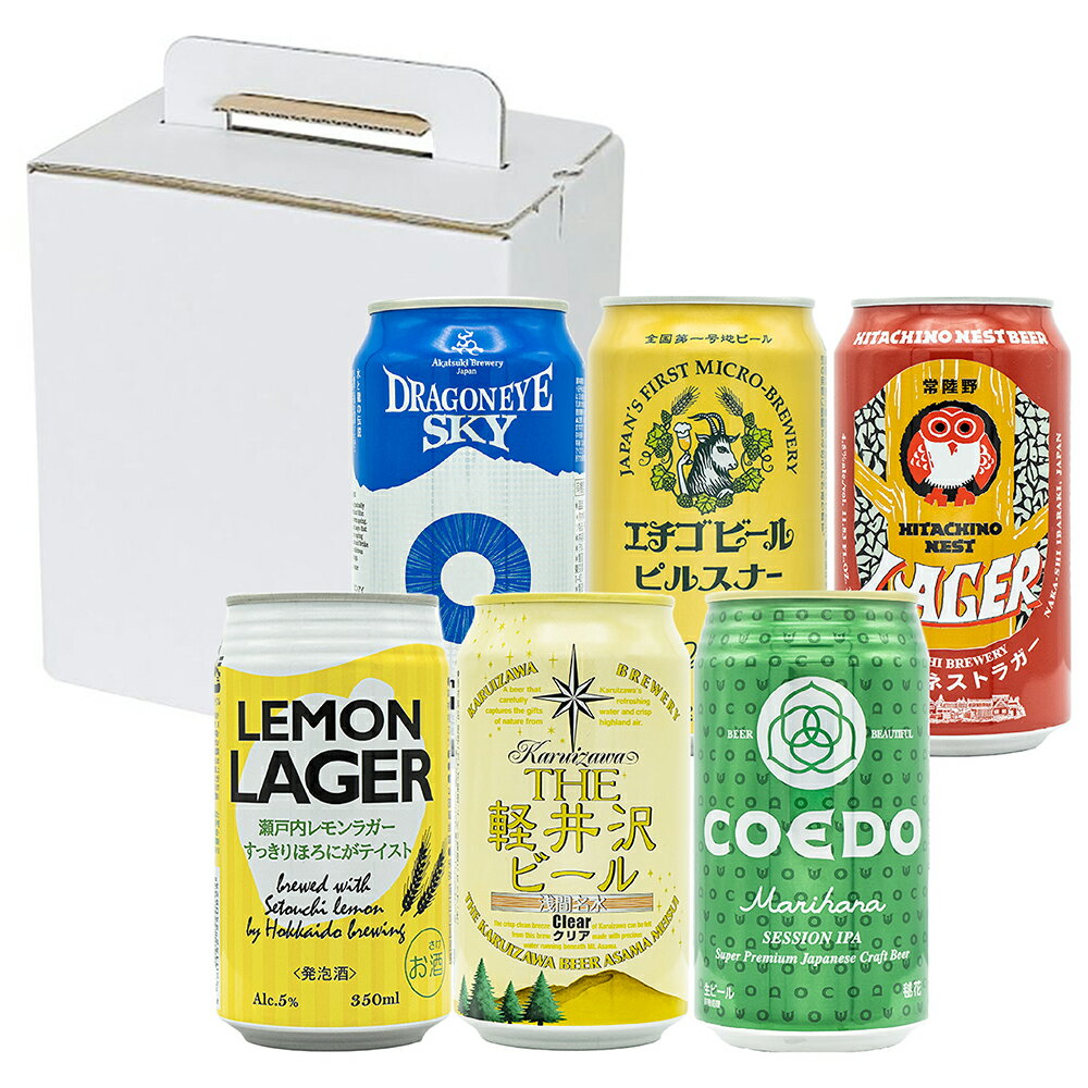 ビール 飲み比べ ギフト【クラフトビール 6種セット】ビール 誕生日 プレゼント ビール ギフト プレゼント ビール ビールセット クラフトビール ギフト プレ...