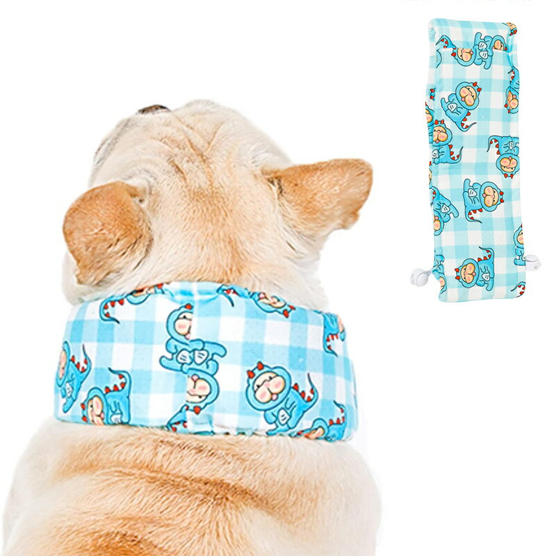 「犬 夏 クールネック」 クールスヌード 国産保冷剤付き 首 ひんやり 暑さ対策 熱中症対策 ネッククーラー ペット お散歩 冷やす ネック 小型犬 中型犬 大型犬 防水 冷却 冷感 犬 クールリング 犬 ひんやり 首