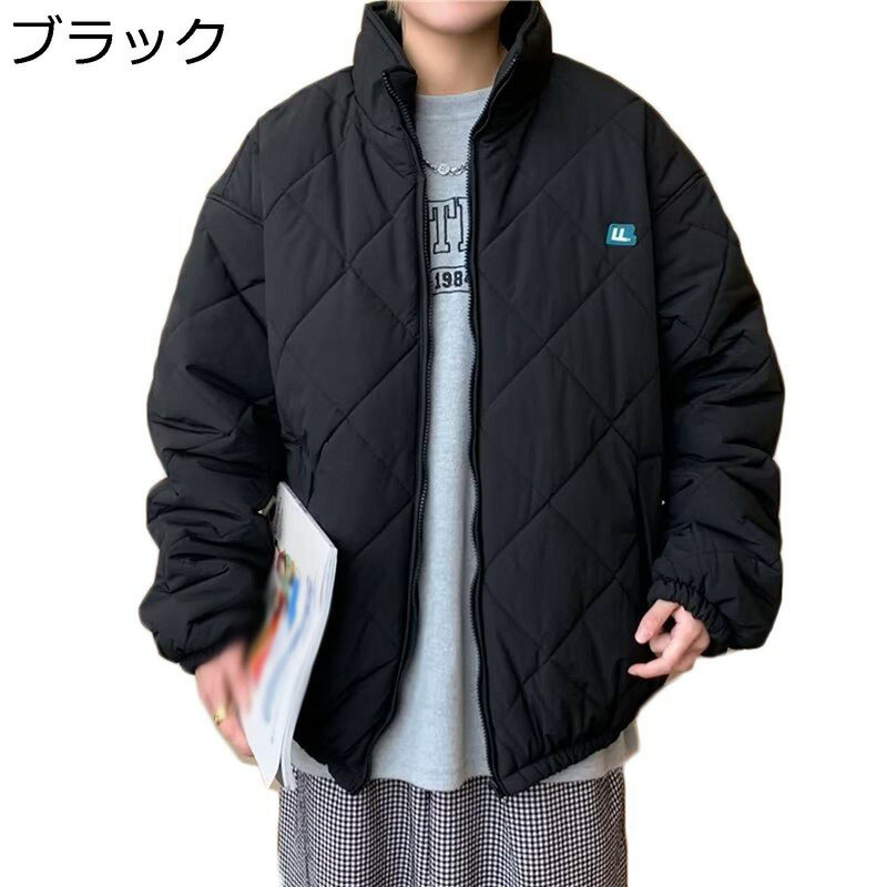 中綿 ジャケット メンズ キルティング フライトジャケット 立ち襟 ボタン カジュアル 防風 防寒 厚手 アウター 大人 快適 長袖 大きめ 作業着 トレンド アウトドア 登山 キャンプ 秋冬 上着