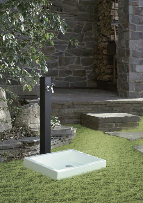 NASTA ナスタ 水栓パン KS-GDP03P-WH 下取出タイプ 白 ホワイト W550 H133 D410