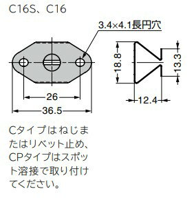 Rakuten - クリップ C16S スガツネ工業