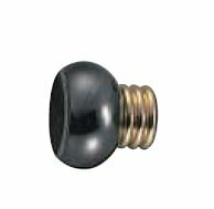 ツマミ ミラージュツマミ KB-61 仕上:ブラック・純金 シロクマ 【ゆうパケット対応】