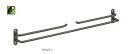 ネクタイ掛 B形二段掛棒 NH-4 サイズ:300/350/400 仕上:アンバー/シルバー シロクマ