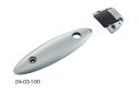 テーブル連結部品 24-03型 【24-03-100】 曲線形状タイプ シルバー スガツネ工業 LAMP ランプ 1セット(本体+受座)