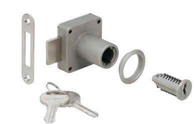 シリンダー脱着式面付シリンダー錠 5830型 【5830-30MK-B】【5830-30MK-D】適応板厚L30 シリンダー径22 別番/同番 スガツネ工業 LAMP ランプ