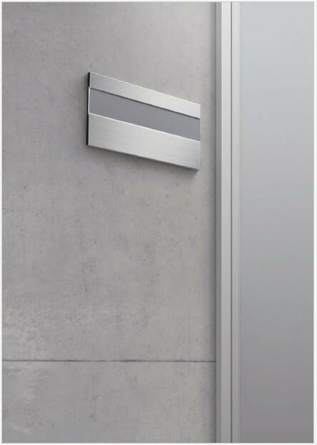 ナスタ NASTA 室名札 ステンレス KS-N36S ヘアーラインクリア塗装