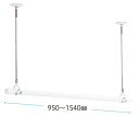 !お買い得商品!川口技研 ホスクリーン【QSC-15-W】【竿QL-15-W+物干金物SPC-W(2本)】※代引き注文不可/配送時間指定不可/日曜・祝日配達不可...
