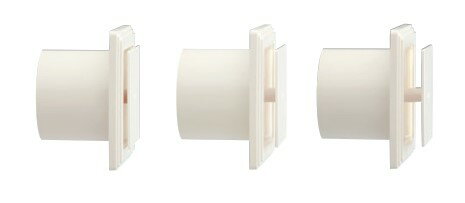 【杉田エース】 プッシュ式 角型レジスター 【QR100L80WG】【QRF100L80WG】フィルター付/なし