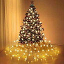LED イルミネーション ライト 電飾 クリスマス 飾り 2M 280個LED 8モード ライト カーテンライト クリスマスツリーライト IP65防水防雨 屋外...