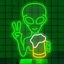 「ポイント還元率5%」ネオンサイン ビール LED ネオンライト 調光可能 ビールネオン看板 バー ビジネスサイン キッチンウォールアートデコレーション 壁飾り...