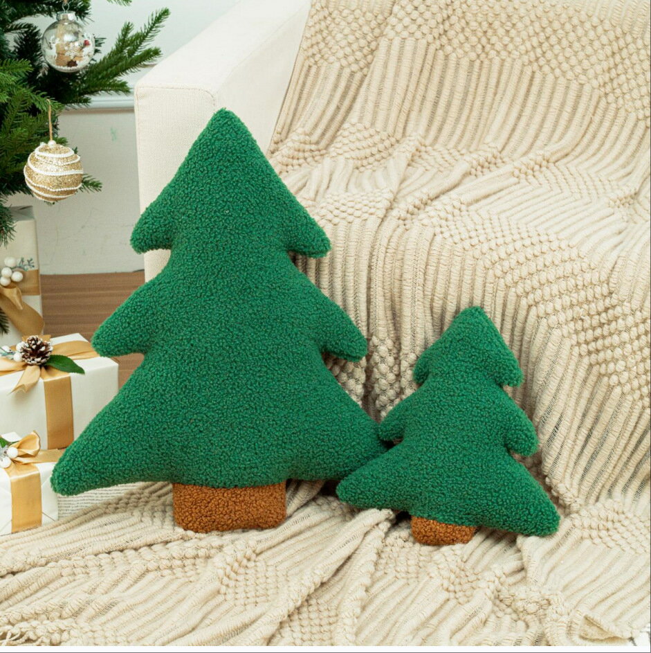 クリスマスツリー型 抱き枕 ぬいぐるみ クリスマス枕 30/45cm グリーン かわいい クッション 冬 ホリデーパーティー ホーム ソファ ベッド デコレーシ...