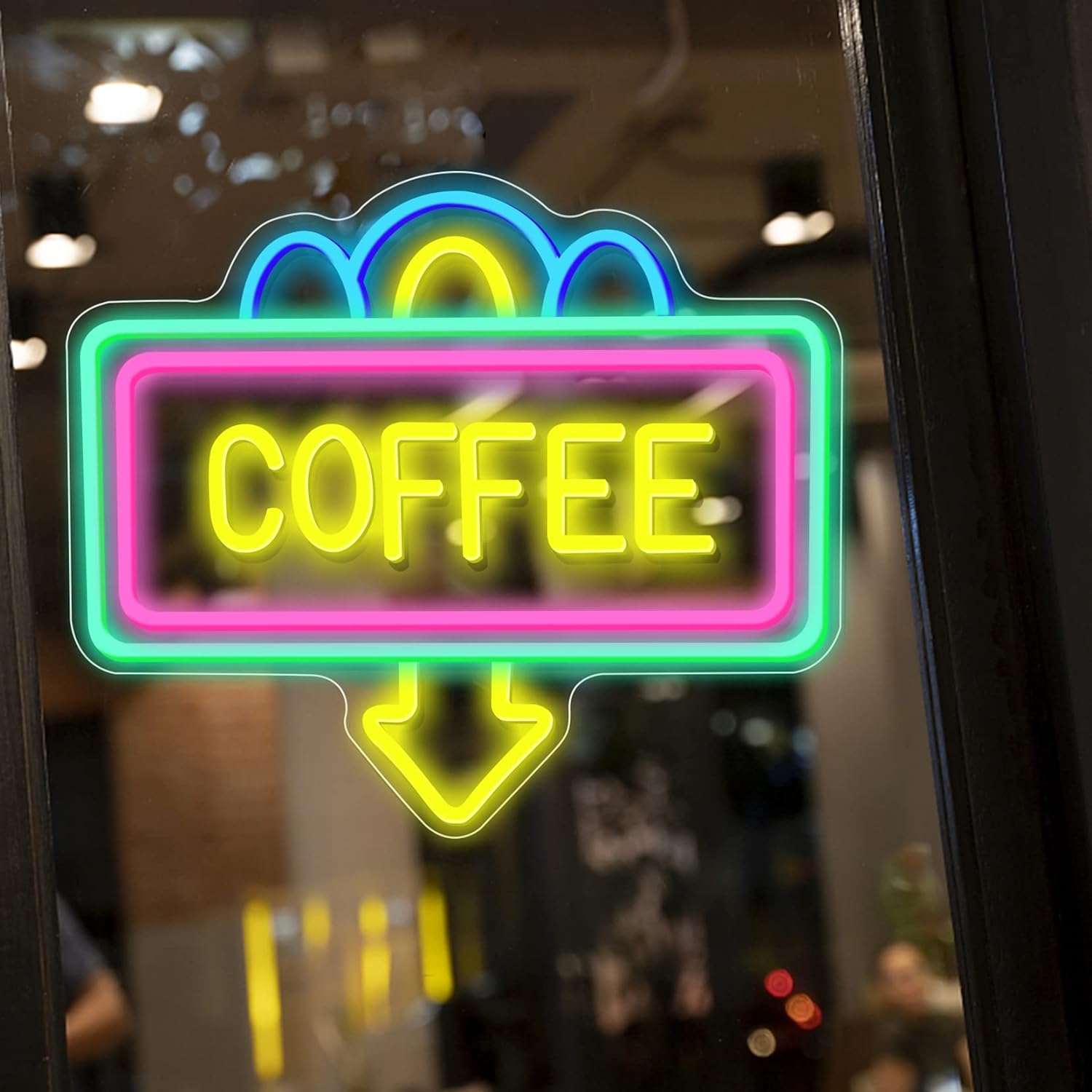 ネオンサイン 「COFFEE」壁掛け NEON SIGN ネオン管 カフェLED 広告用 看板 ディスプレイ 居酒屋 カフェ 喫茶店 インテリア ホームデコレーション ギフト 娯楽場 ベッドルーム 室内装飾 プレゼント クラブ バー クラブ ゲームセンターインテリア USB給電