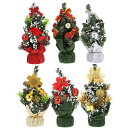 「10%OFFクーポン配布中」6個セット 卓上 20CM クリスマスツリー クリスマスツリー飾り 卓上ミニツリー かわいい ミニチュア 卓上 北欧風 おしゃれ ...