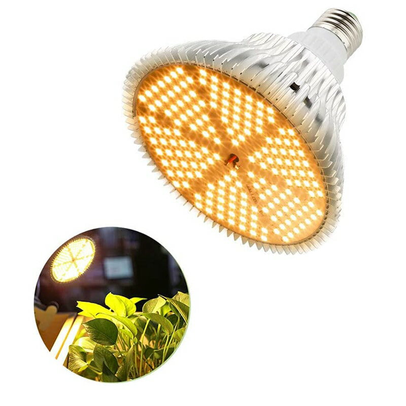 「10％OFFクーポン配布中」植物育成ライトLED 120w相当 暖色系 太陽のような光 フルスペクトル 180個LEDチップ E26口金 水耕栽培用ライト 室内栽培 家庭菜園