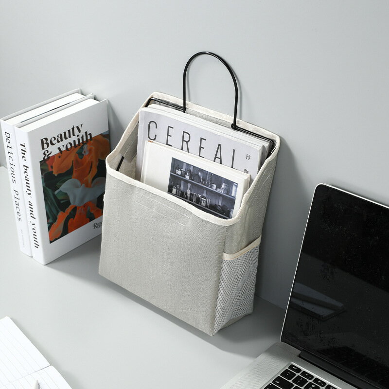 「10％OFFクーポン配布中」生地壁掛けバッグフックストレージドアオーガナイザーバッグための壁のドア浴室寮キッチン収納ポケットバッグ