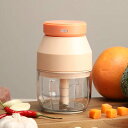 「10%OFFクーポン配布中」みじん切り器 チョッパー 肉 野菜 カッター フードプロセッサー 電動 USB充電式 コードレス コンパクトミニ 収納便利 水洗え...