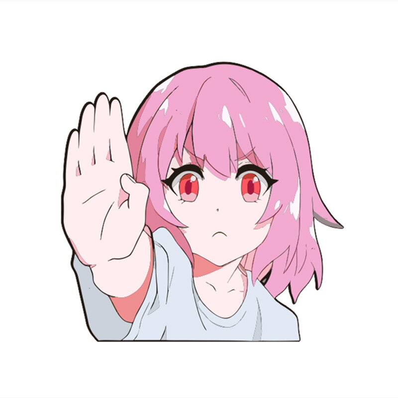 「10％OFFクーポン配布中」車 ステッカー カーステッカー かわいい 防水防湿 自転車 電気自動車 オートバイ 車用品 プレゼンド ハロウィン 女の子ステッカ 大人気 面白い 止まれ 安全標識 距離ご注意 様々のシーン対応 御愛車用おススメ 痛車 萌え オリジナルキャラクター