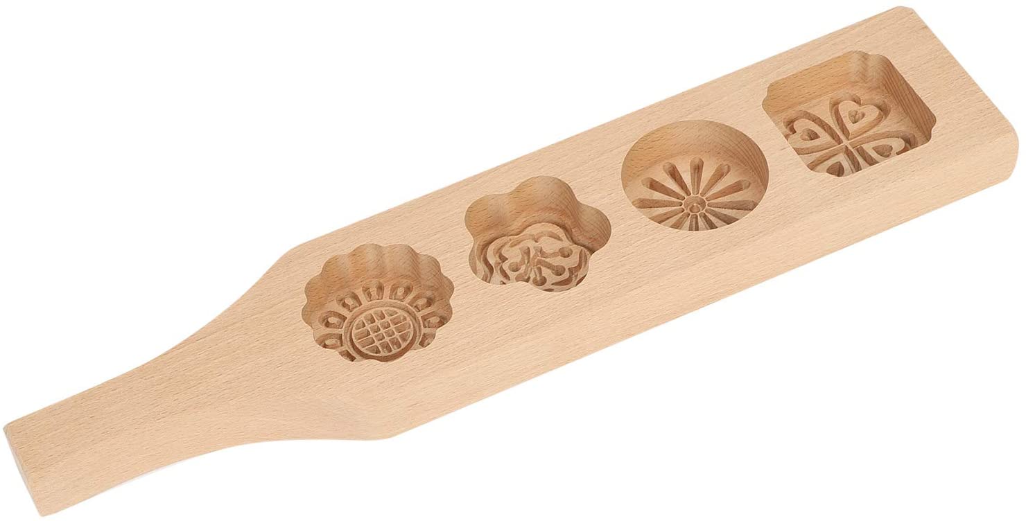 「10％OFFクーポン配布中」木製月餅模具 月餅の型 月餅モールド お菓子 クッキー型 お菓子 ベーキング 型