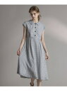 《WEB限定》シアーチェックワンピース Maglie par ef-de マーリエ ル カセット ワンピース・ドレス シャツワンピース ネイビー ピンク ブラッ...