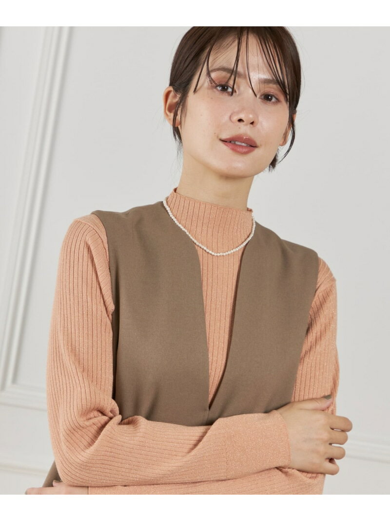 ガラスパールネックレス I.T.'S. international イッツインターナショナル アクセサリー・腕時計 ネックレス【送料無料】[Rakuten Fashion]