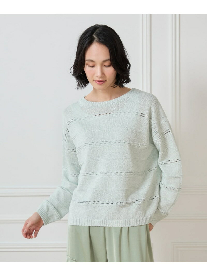 《大きいサイズ》ボートネックニット...