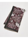 《SUPERIOR CLOSET》Classical Bordeaux Bloom Scarf《Tapis Noir》 INED イネド ファッション雑貨 スカ...