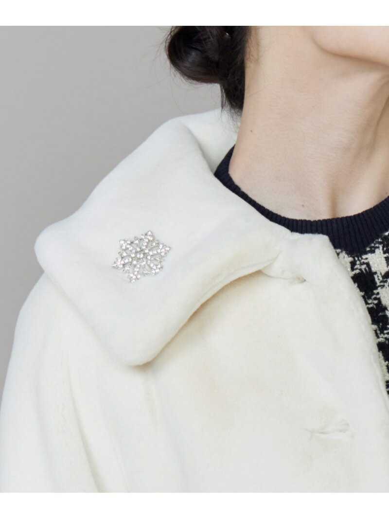 スノーブローチ Maglie par ef-de マーリエ ル カセット アクセサリー・腕時計 ブローチ・コサージュ・..