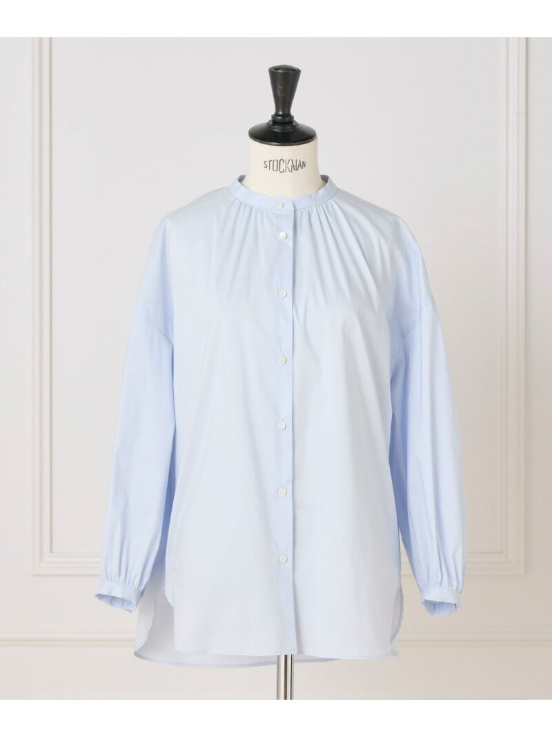 【SALE／60%OFF】バンドカラーブラウス 7-IDconcept...(4)