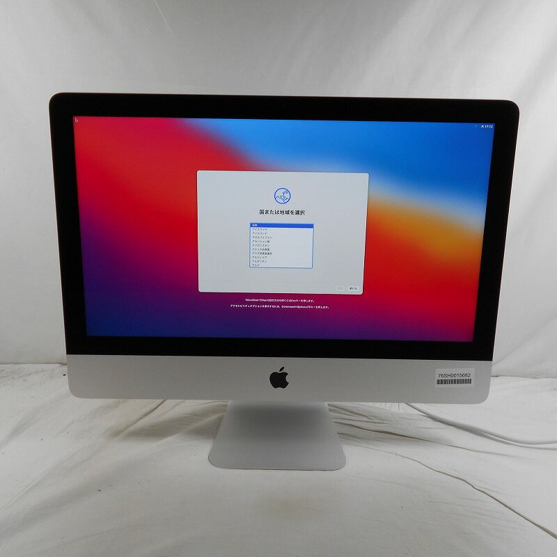パソコン, デスクトップPC  Apple iMac 21.5-inch 2017 A1418 Corei5 7360U 2.3GHz 8GB HDD1TB 21 Mac OS 11.41TG 