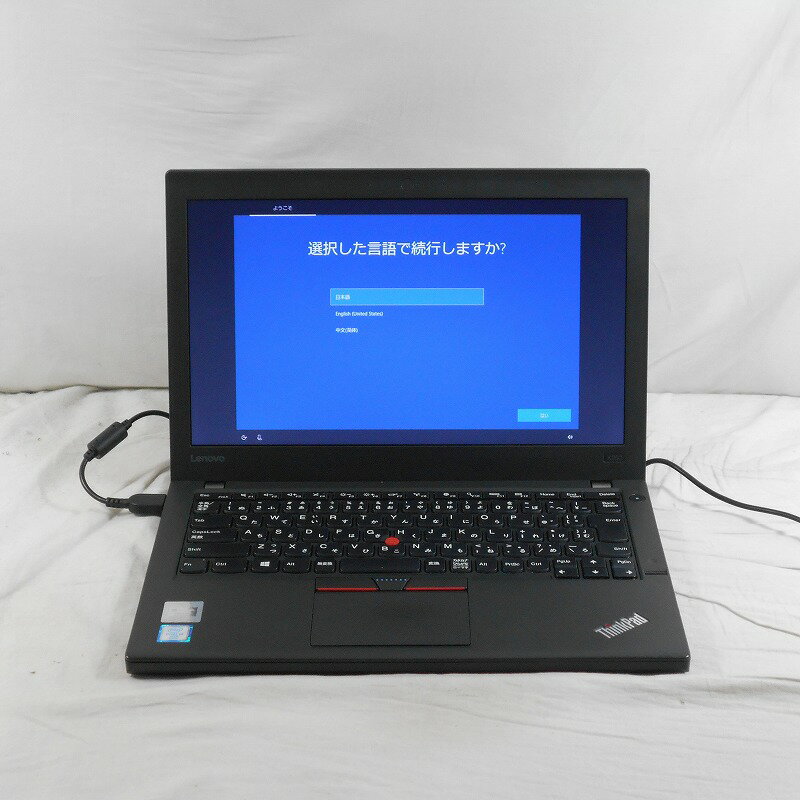 【1週間返品保証付】 【中古】 Lenovo ThinkPad X260 12インチ CPU Core i5 6300U SATA 500GB メモリ 4GB OS windows10 home 20F5A06700 レノボ 中古パソコン ノートパソコン ノートpc 1年保証 【ヤマダ ホールディングスグループ】 【E】 【TG】