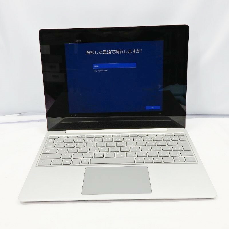 【残暑セール 9/11 1:59まで】【1週間返品保証付】【MSOFFICE付】【展示品】 中古 ノートパソコンマイクロソフト Surface Laptop Go 1ZY-00020 プラチナ Core i5-1035G1 1.0GHz メモリ8GB SSD128GB 12インチ Windows10HomeSモード office2019 1年保証