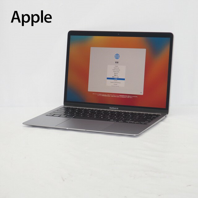 【インバースの日】中古 パソコン ノートパソコン Apple MacBook Air M1 2020 Z1250004V M1 メモリ8GB SSD512GB 13インチ WQXGA Mac OS スペースグレイ Ventura 英語K/B 1年保証