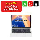 【月末月初セール】【全品11%OFFクーポン】【中古】【充放電回数10以下】Apple MacBook Pro 14インチ 2024 MCX14J/A M4[1...