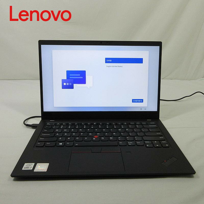 【 中古 】Lenovo ThinkPad X1 Carbon Gen8 20UAS1NY00 Core i7-10510U メモリ16GB SSD256GB Windows11Home 14インチ フルHD 1年保証 パソコン ノートパソコン 【TG】