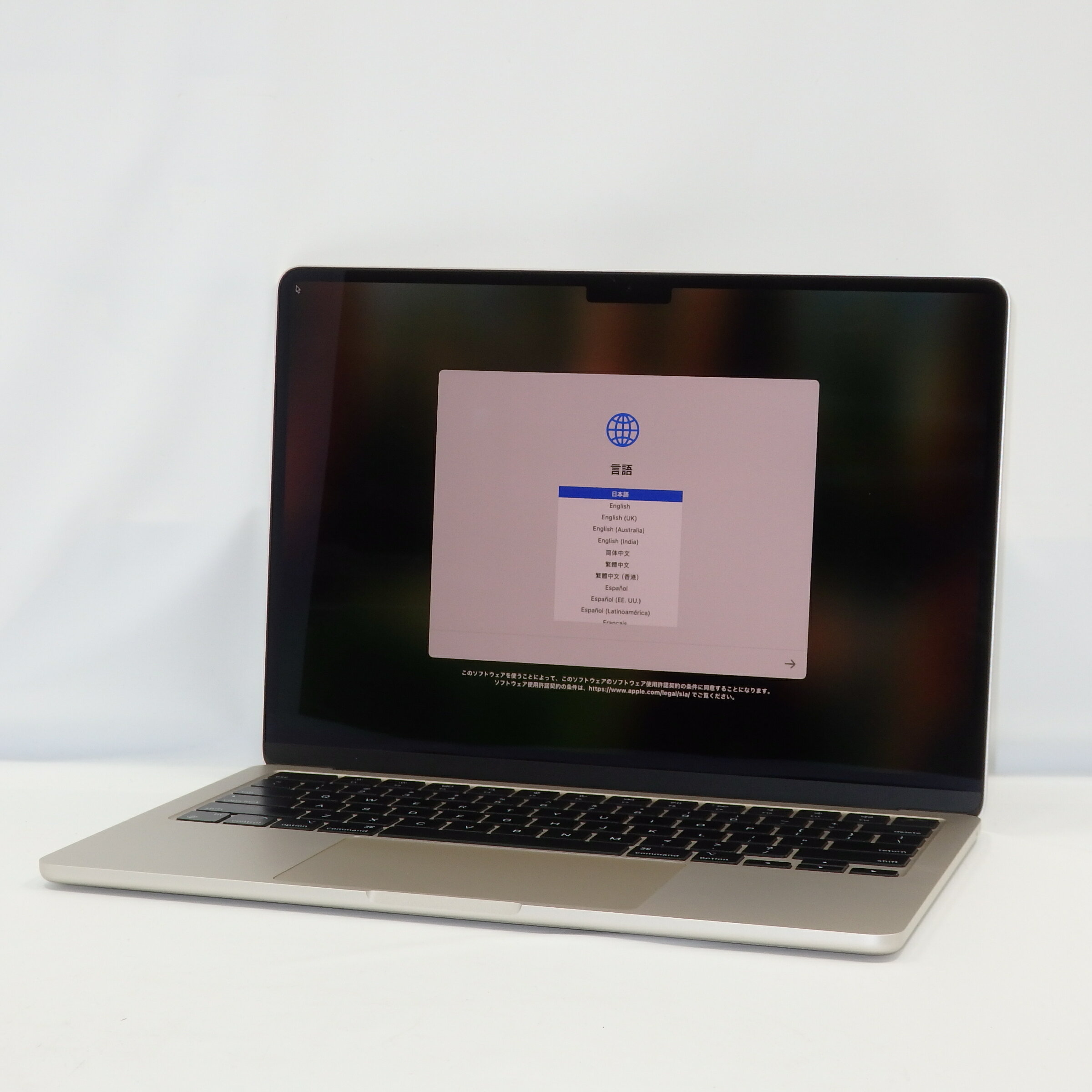 【 BLACK FRIDAY SALE 10%OFF 】【 中古 】Apple MacBook Air 13インチ 2022 Z15Z001EMJ/A M2[8...