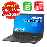4/13-4/18 11%OFFݥ󳫺ۡš  ѥ Ρȥѥ Lenovo ThinkPad P52s 20LCS2K800 Core i7-8550U 1.8GHz 16GB SSD256GB Windows10Pro 15 եHD WebCameraͭ 1ǯݾ ڥޥ ۡǥ󥰥롼סۡ4CP