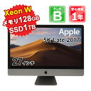 【5/3-5/6 限定12%OFFクーポン開催中】【中古】中古 パソコン デスクトップパソコン Apple iMac Pro 5K Late 2017 A1862 Xeon W 3.2GHz メモリ128GB SSD1TB 27インチ MacOS Mojave WebCamera有 1年保証【ヤマダ ホールディングスグループ】