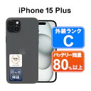 【ボーナスセール】【全品11%OFFクーポン】【レビュー特典:延長保証】【中古】Apple iPhone15 Plus 256GB MU0F3J/A ブラック【...