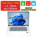 【レビュー特典:Office】【中古】HP Envy x360 2-in-1 16-ac0001TU Core Ultra 7 155U メモリ32GB SSD...
