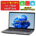 【レビュー特典:Office】【中古】DELL Latitude 7420 P135G Core i7-1185G7 メモリ16GB SSD512GB Wind...