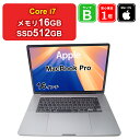 【ボーナスセール】【全品11%OFFクーポン】【レビュー特典:延長保証】【中古】Apple MacBook Pro 16インチ 2019 A2141 Core ...
