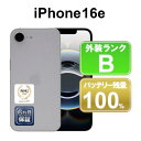 【ボーナスセール】【全品11%OFFクーポン】【レビュー特典:延長保証】【バッテリー100%】【中古】Apple iPhone16 128GB MYDR3J/A...