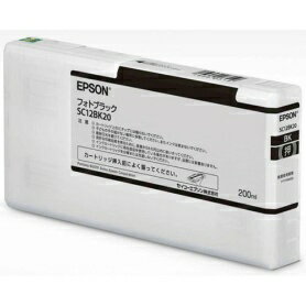 EPSON󥯡SC12BK20(200ml) եȥ֥å