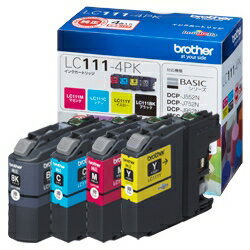 brother純正インク LC111-4PK 4色セット