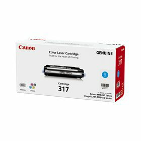 【訳あり特価品】CANON 純正品カートリッジ317 シアントナー