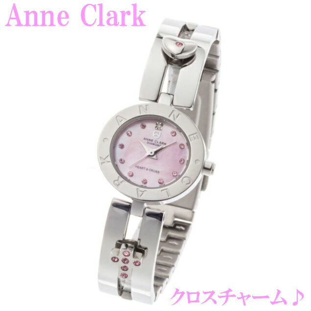 楽天腕時計 財布 ショップK＆Yuブレスレット 腕時計 レディース腕時計 【送料無料】【AnneClark/アンクラーク】レディース腕時計【天然ダイヤ】AM-1020-17 かわいい 女性らしさ 愛され ビジネス 円 ブランド ブランド ウォッチ 母の日 クリスマス プレゼント