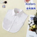 【送料無料】通学 通勤 お出かけ トップス アクセサリー 小物 レイヤード ショート丈 重ね着 シャツ襟 シャツ風 個性的 立ち襟 カラー豊富 プ